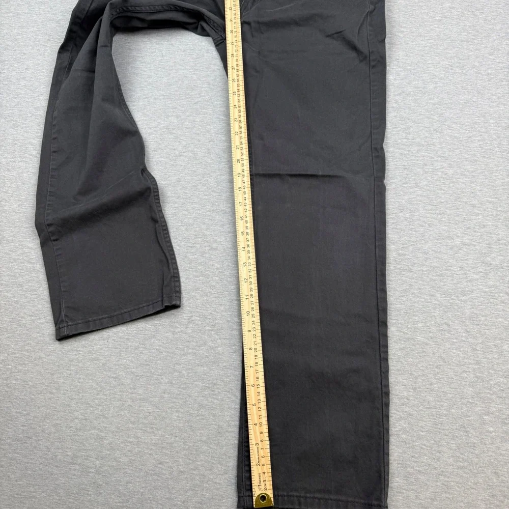 Levis 514 Straight Fit Pants Mens 32x32 Charcoal Gray Stretch 00514-1922